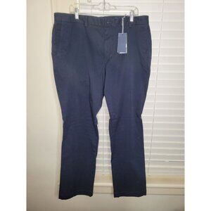 Vineyard Vines Mens Breaker Pant Navy 38 x 32 Cotton-Spandex Blend Blokecore Nor